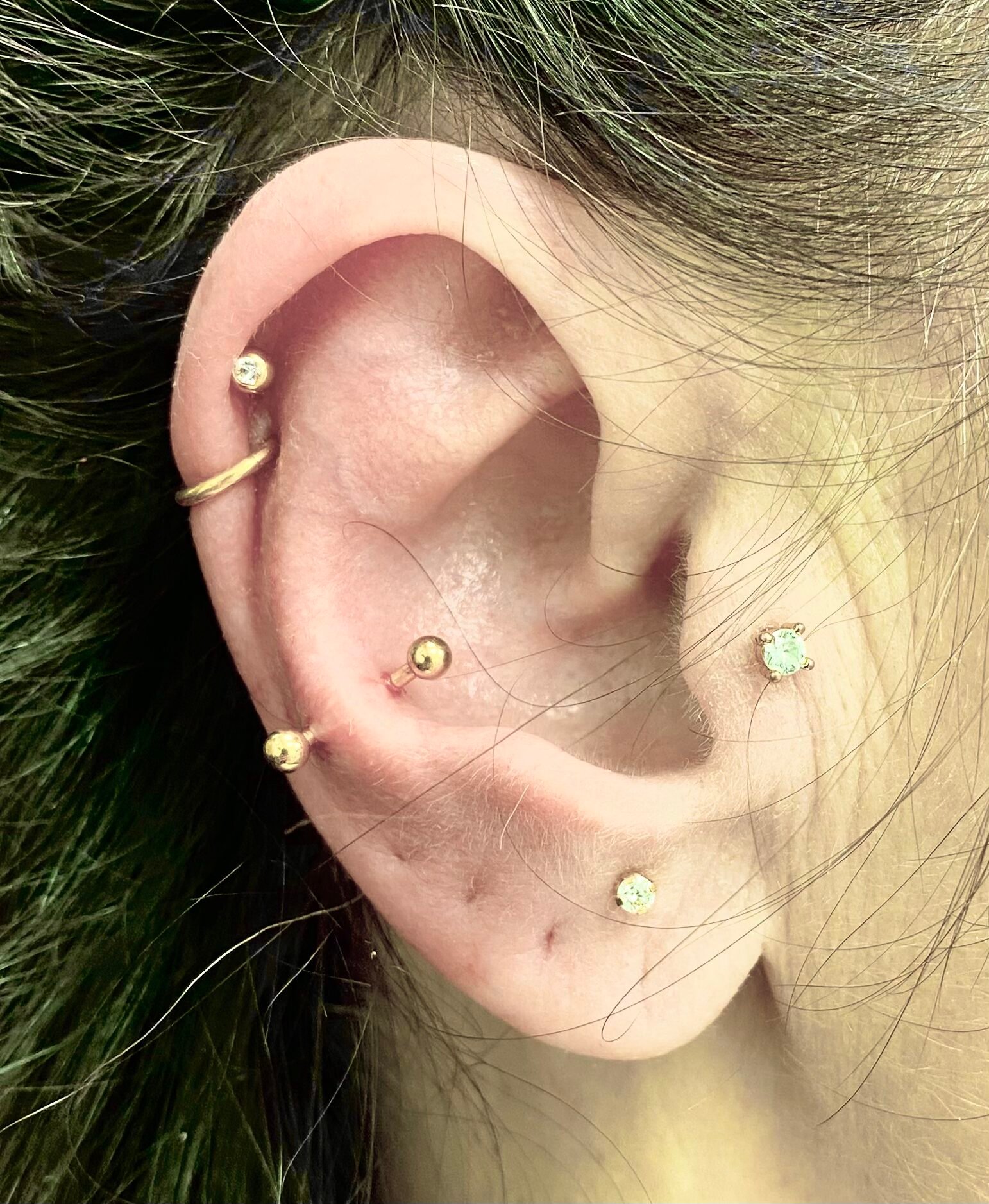 Double hélix - Snug - Lobe - Tragus